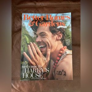 Harry Styles Better Homes and Gardens Magazine